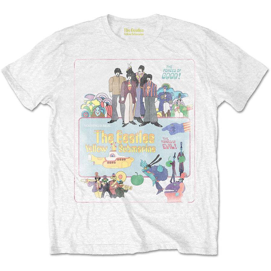 The Beatles - Yellow Submarine-Vintage Movie Poster - White t-shirt