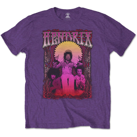 Jimi Hendrix - Ferris Wheel - Purple t-shirt