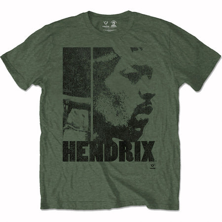 Jimi Hendrix - Let Me Live - Khaki Green t-shirt
