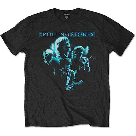 The Rolling Stones - Band Glow - Black  T-shirt