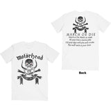 Motorhead - March Or Die with backprint - White t-shirt