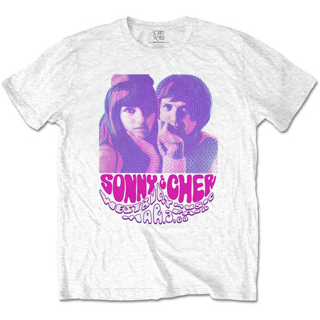 Cher - Sonny & Cher - Westbury Music Fair - White t-shirt