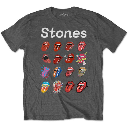 The Rolling Stones - No Filter Evolution - Charcoal Grey  T-shirt