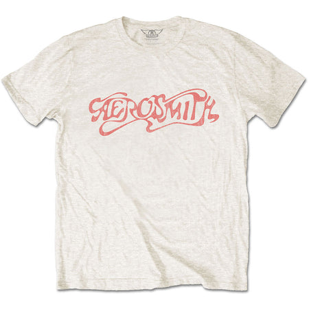 Aerosmith - Classic Logo - Natural T-shirt