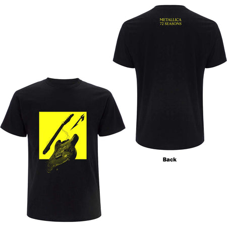 Metallica - 72 Seasons Broken/Burnt Guitar - Black t-shirt