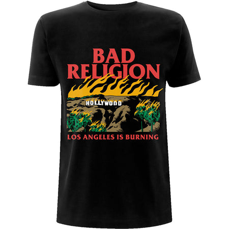 Bad Religion - Burning - Black t-shirt