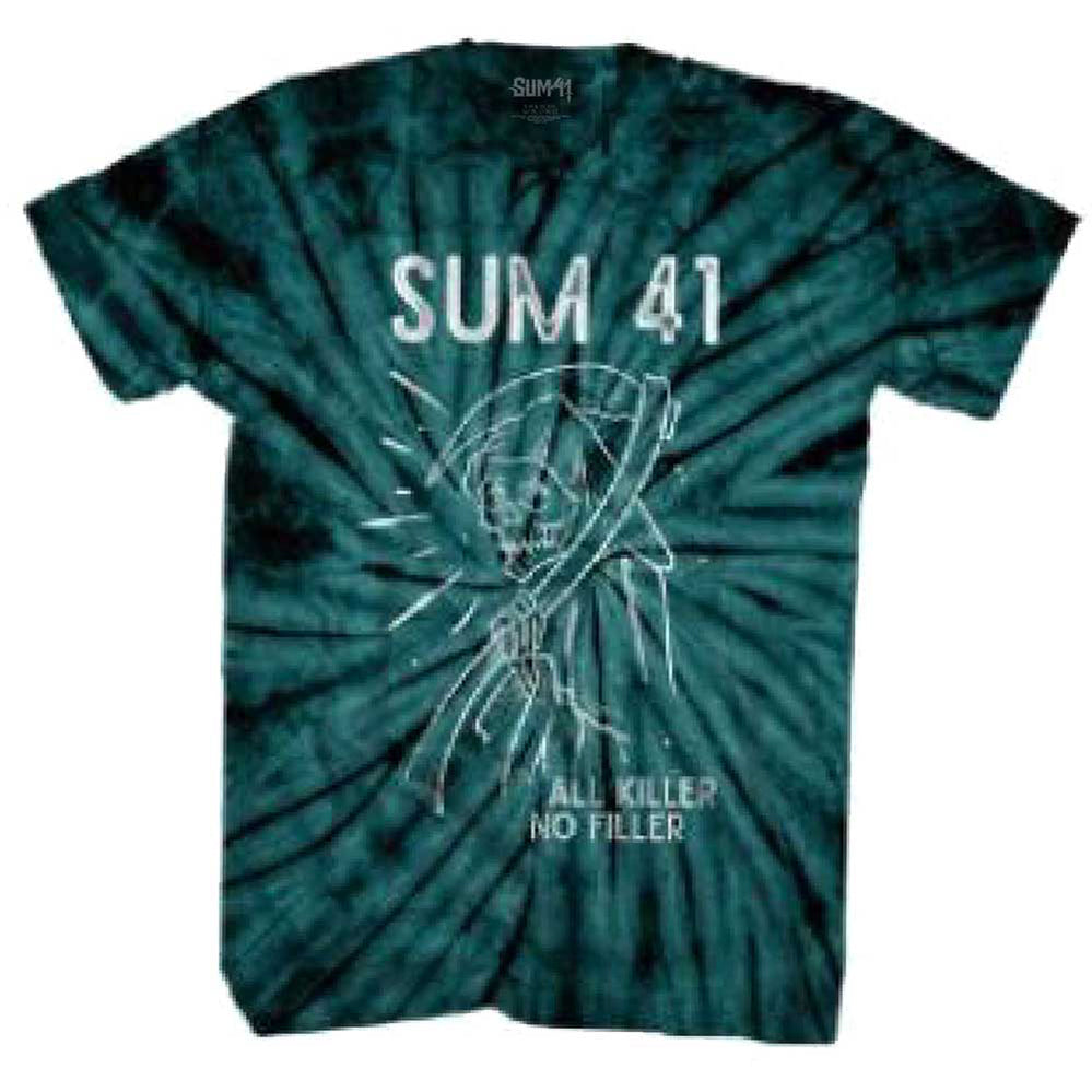 Sum 41 - Reaper- Dip Dye Green t-shirt