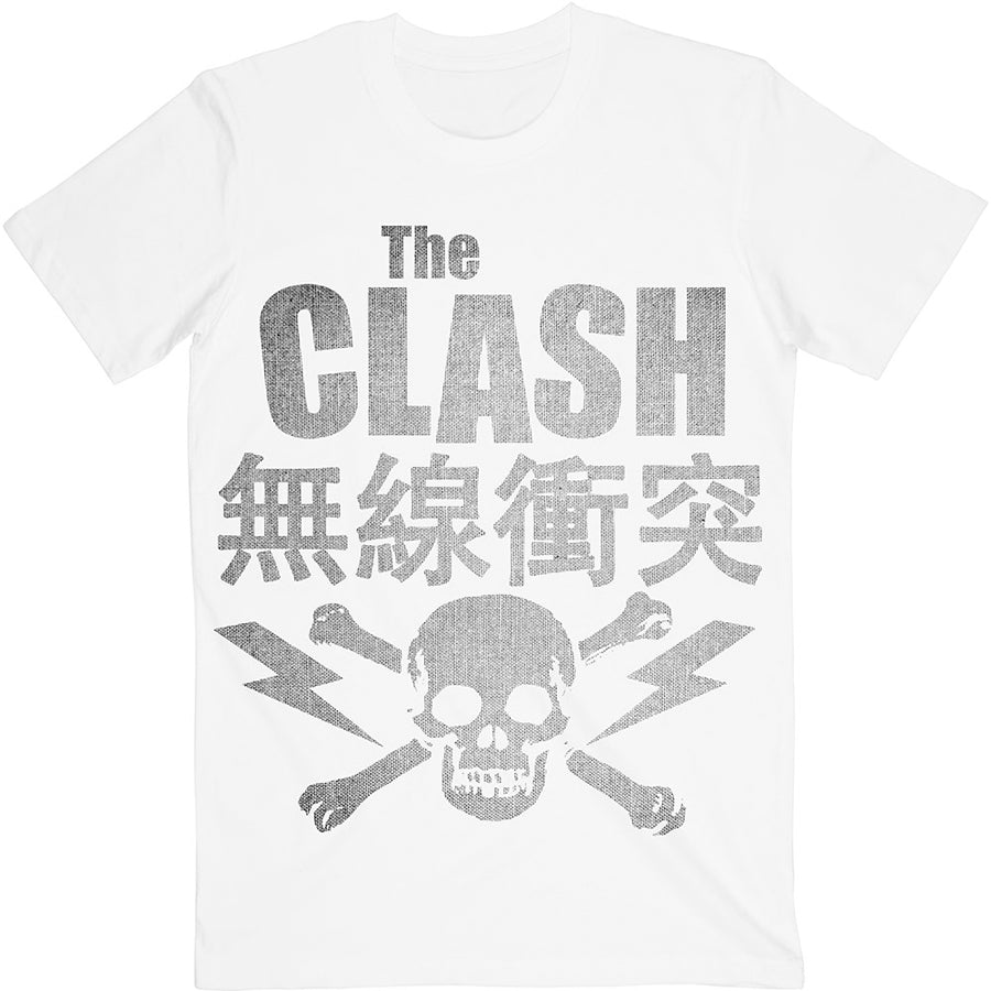 The Clash - Skull & Crossbones - White t-shirt