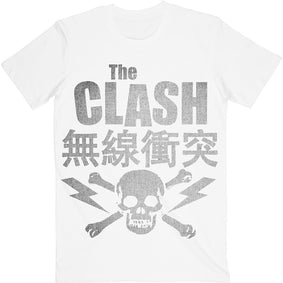 The Clash - Skull & Crossbones - White t-shirt