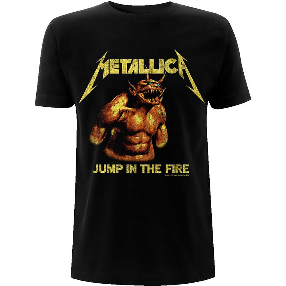 Metallica - Jump In The Fire Vintage - Black t-shirt