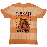 Outkast - Atlanta - Tye Dye Wash Orange T-shirt