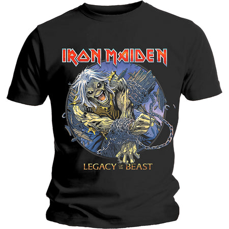 Iron Maiden - Eddie Chained Legacy - Black T-shirt
