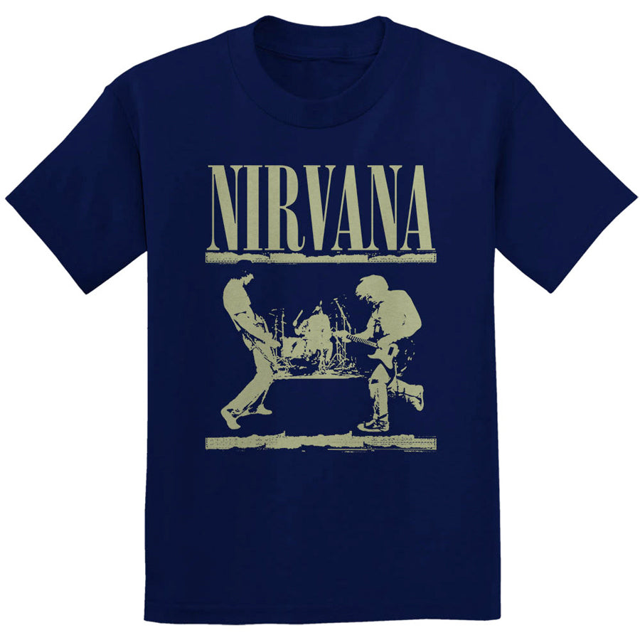 Nirvana - Kurt Cobain-Stage - Black t-shirt
