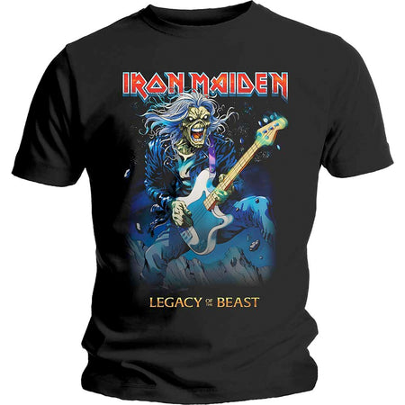 Iron Maiden - Eddie On Bass - Black T-shirt