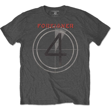 Foreigner - 4 - Charcoal Grey T-shirt