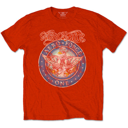 Aerosmith - Aero Force - Red T-shirt