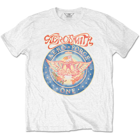 Aerosmith - Aero Force - White T-shirt