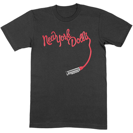 New York Dolls - Lipstick Logo - Black t-shirt