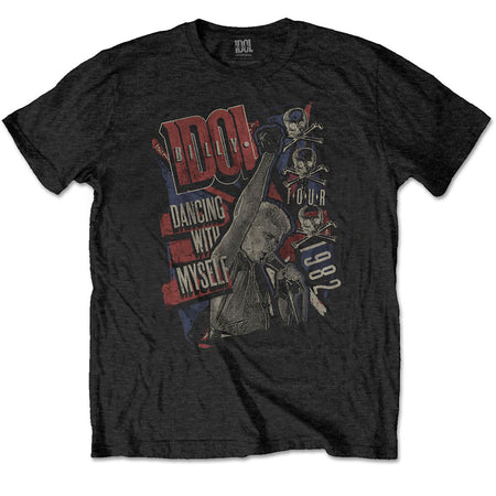 Billy Idol - Dancing With Myself - Black t-shirt