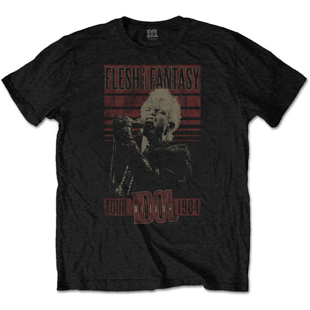 Billy Idol - Flesh - Black t-shirt