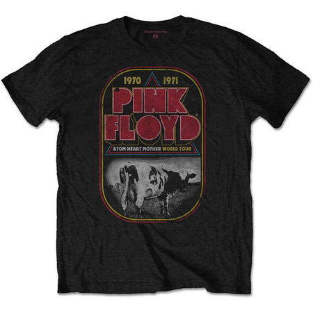 Pink Floyd - AHM-Atom Heart Mother Tour - Black t-shirt