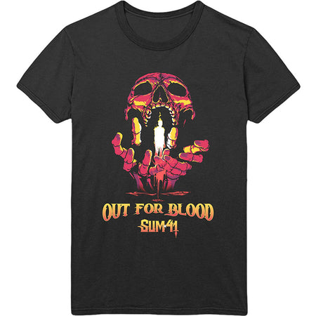 Sum 41 - Out For Blood with Backprint - Black t-shirt