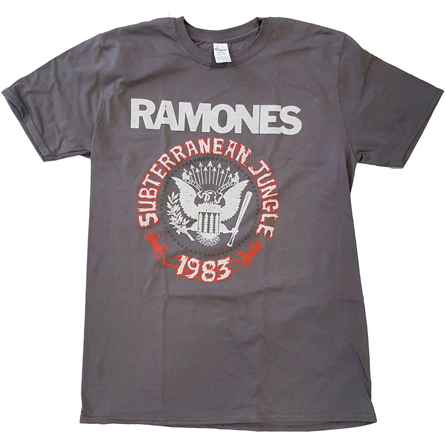 The Ramones - Subterranean Jungle - Charcoal Grey T-shirt