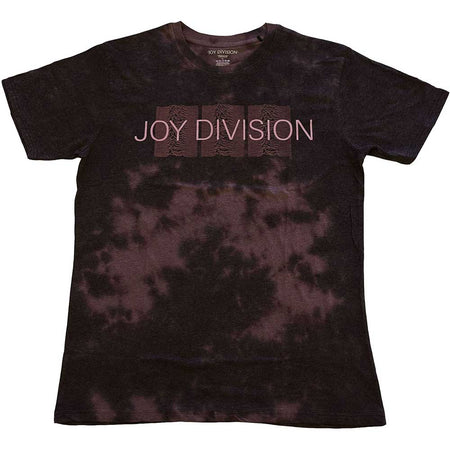 Joy Division - Mini Repeater Pulse - Dip Dye Purple t-shirt
