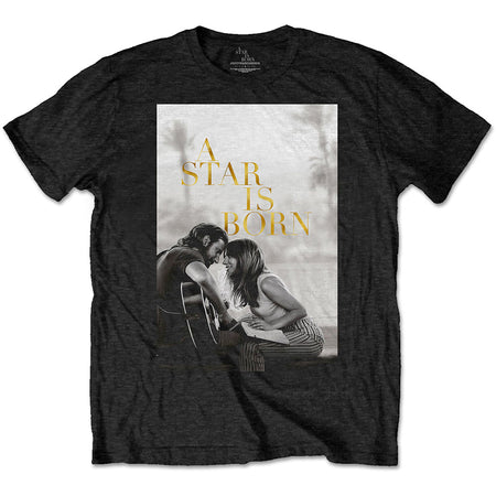 Lady Gaga - A Star Is Born-Jack and Ally - Black  T-shirt