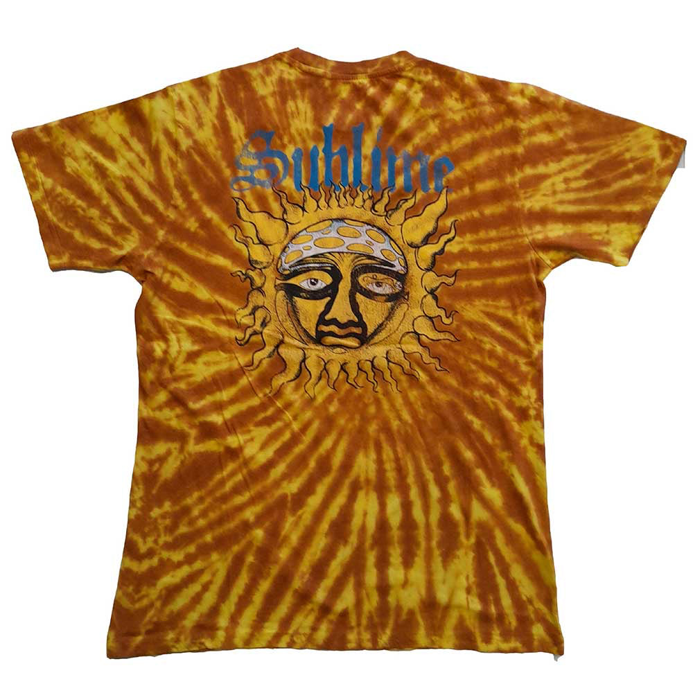 Sublime - Sun Face - Tie Dye Orange t-shirt