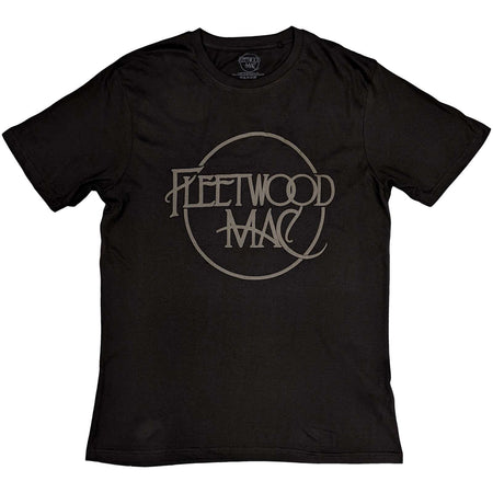 Fleetwood Mac - Hi Build Logo -  Black t-shirt