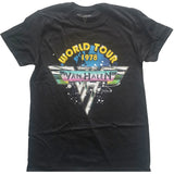 Van Halen - World Tour '78 Full Color - Black T-shirt