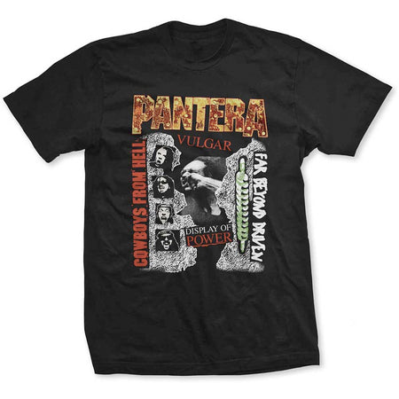 Pantera - Three Albums - Black T-shirt