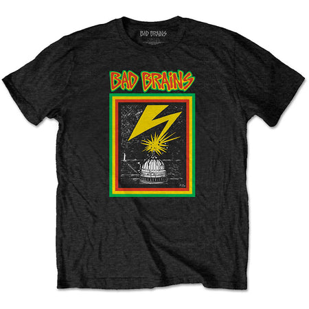 Bad Brains - Capitol Strike - Black T-shirt