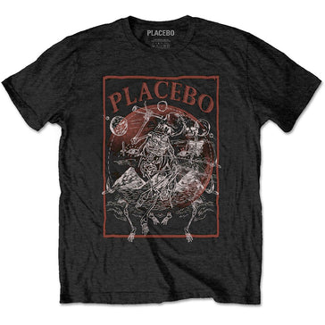 Placebo - Astro Skeletons - Black T-shirt