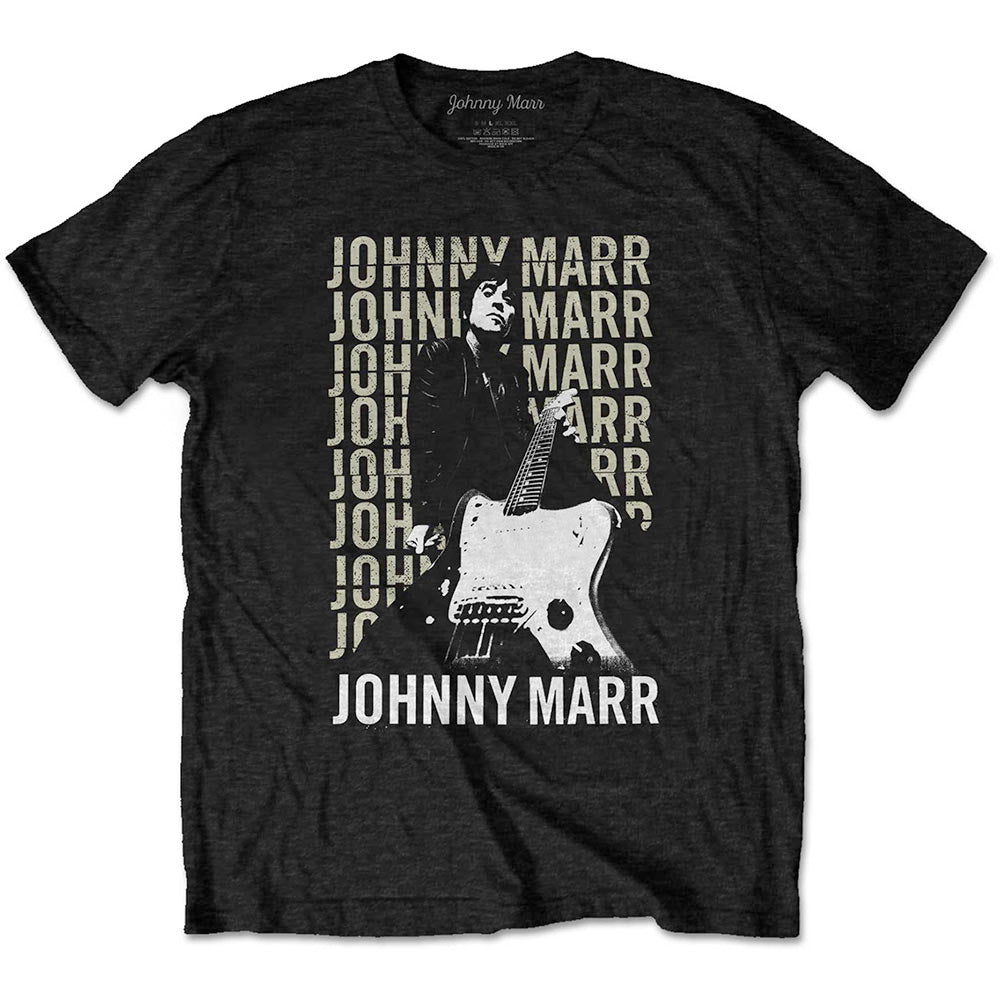 Johnny Marr - Guitar Photo - Black T-shirt