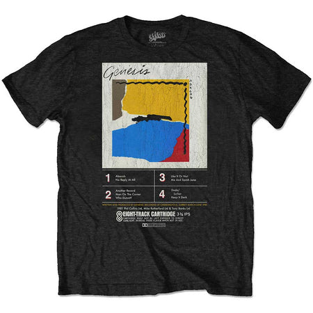 Genesis - Abacab 8-Track - Black  t-shirt