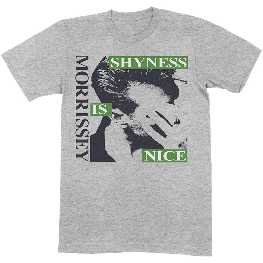Morrissey - Shyness Is Nice - Grey T-shirt