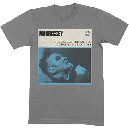 Morrissey - Last Of The International Playboys - Charcoal Grey T-shirt