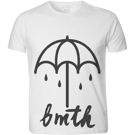 Bring Me The Horizon - Umbrella-Sublimation Print- White t-shirt