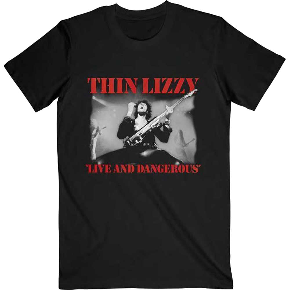 Thin Lizzy - Live & Dangerous - Black T-shirt