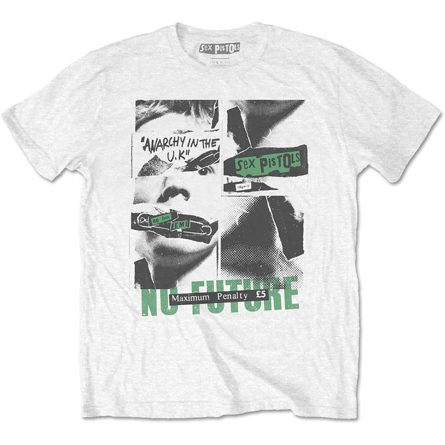 Sex Pistols - No Future - White T-shirt