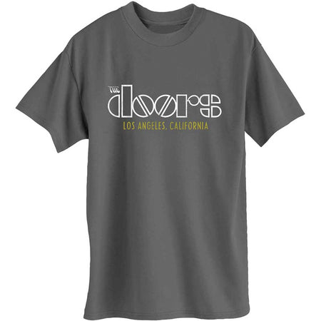 The Doors - Los Angeles California - Charcoal Grey t-shirt