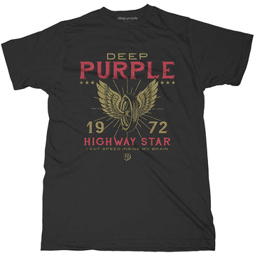 Deep Purple - Highway Star 1972 - Black t-shirt