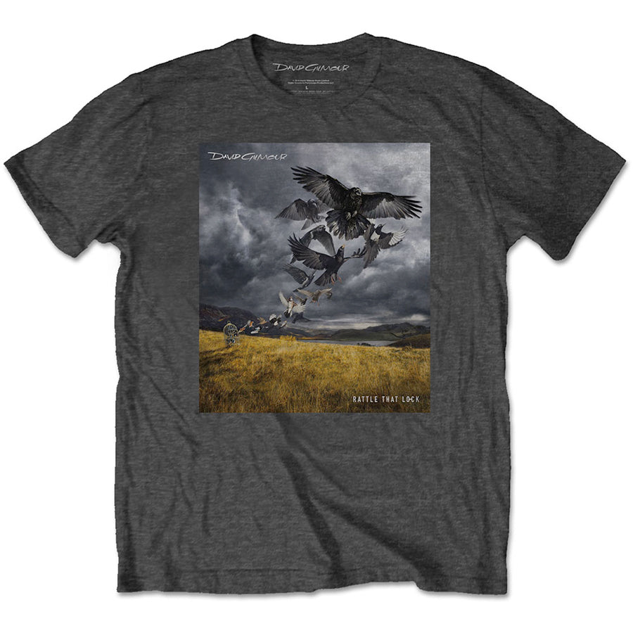 Pink Floyd - David Gilmour-Rattle That Lock - Charcoal Grey T-shirt