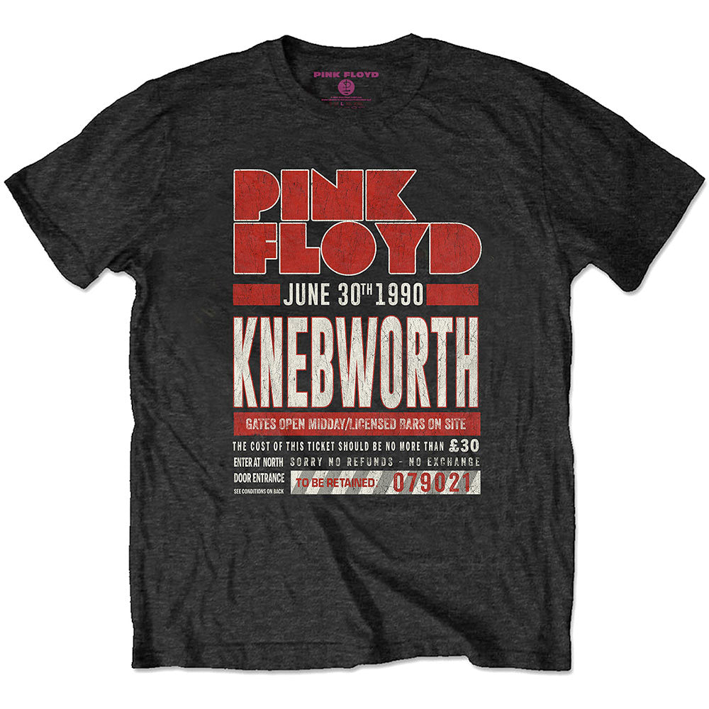 Pink Floyd - Knebworth '90 Red - Black  t-shirt