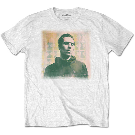 Oasis - Liam Gallagher-Monochrome - White t-shirt