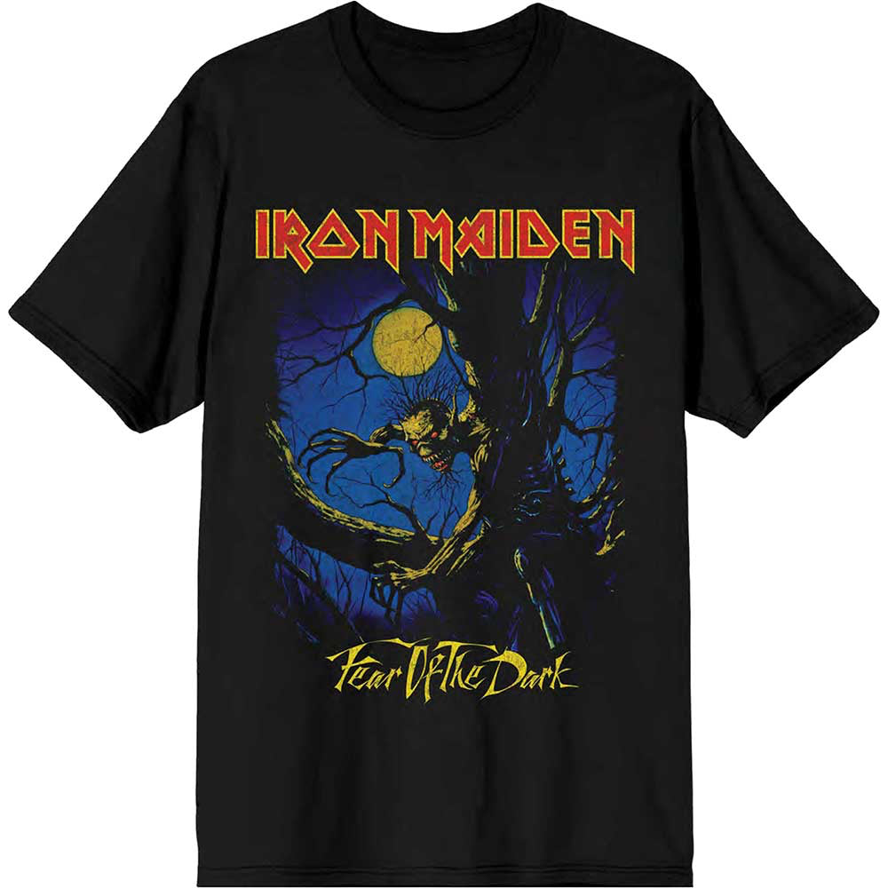 Iron Maiden - Fear Of The Dark Moonlight - Black T-shirt