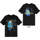 Iron Maiden - Fear Of The Dark Oval Eddie Moon with backprint - Black T-shirt
