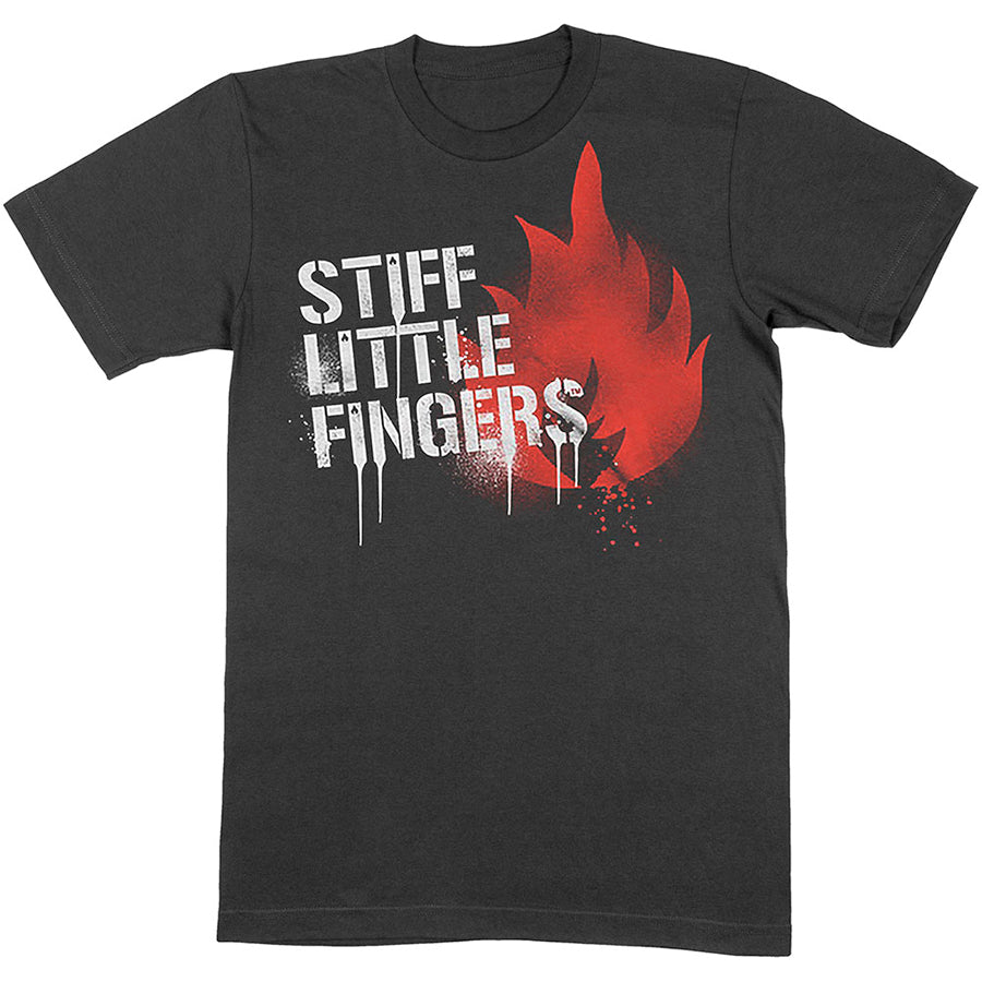 Stiff Little Fingers - Graffiti - Black t-shirt